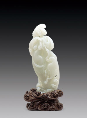 白玉《裸女摆件》