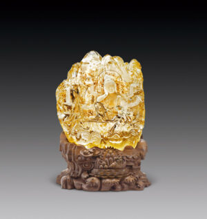 水晶《六臂如意轮观音》