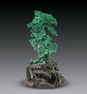 翡翠《松鹤延年》 2009最佳工艺奖